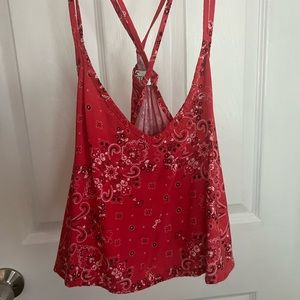Hollister bandana tank top